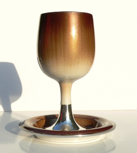 Coupe assiette vin - assiette, à