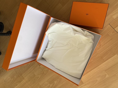 Boîte carré vide hermès - boîte,