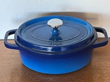 Magnifique Cocotte ovale en fonte émaillée STAUB N°27 / Comme NEUVE !!!