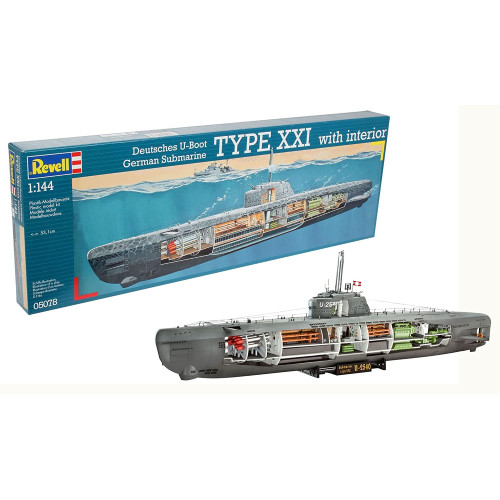 Boat german submarine xxi - german,