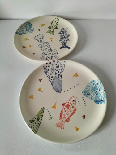 Duo grandes assiettes en - duo, de