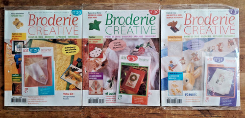 Lot magazines broderie - lot,