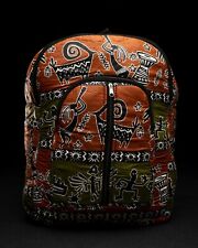 B036 - SAC A DOS. TISSUS,WAX,PAGNE AFRICAIN,ARTISANAT AFRICAIN,ART AFRICAIN