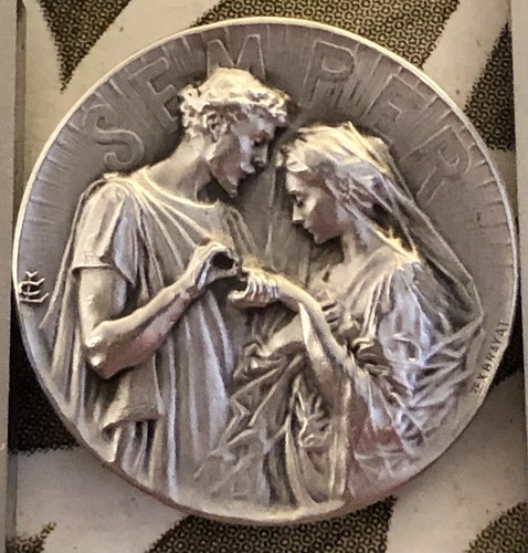 Médaille mariage argent - de,