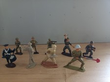 Lot  soldats Militaires Quiralu Plastique Acedo Cofalu 