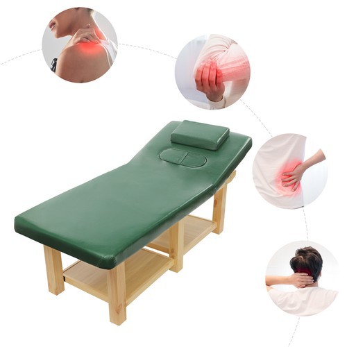 Green massage bed - pu,