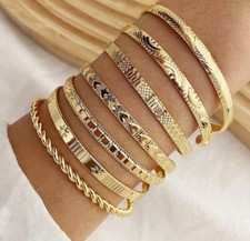 7x Bracelet En Acier