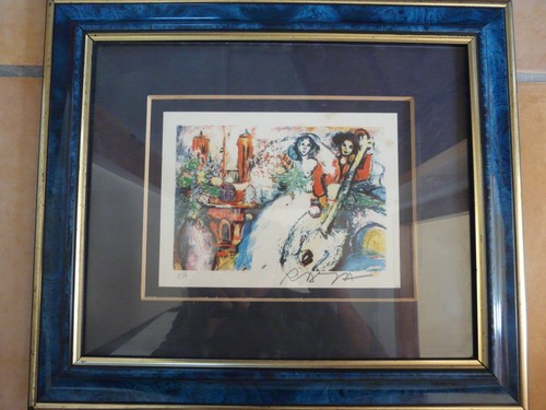 Lithographie signée - lithographie,