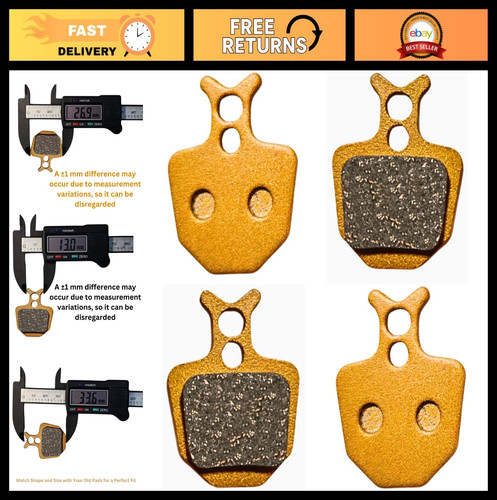 Copper disc brake pads - copper, for