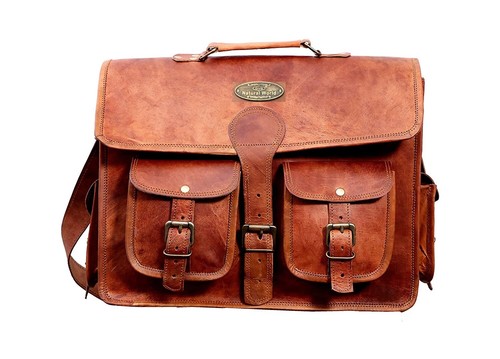 Sac messager cuir - sac, en