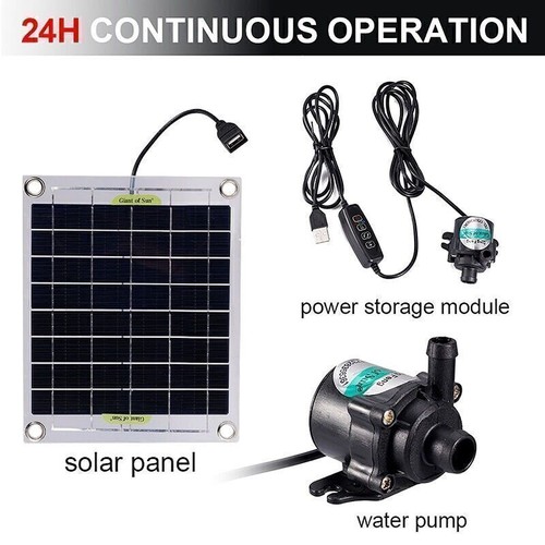 Pompe eau solaire 12 v - 20, w