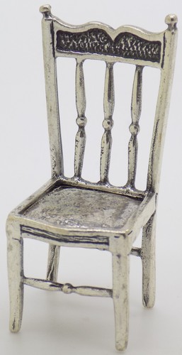 Chaise miniature argent 925 - chaise,