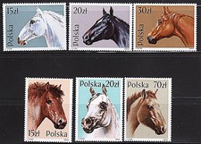 Pologne 1989 Chevaux