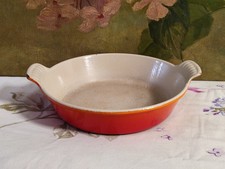 Ancien plat rond fonte - plat, en