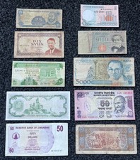 Banknotes World 🌎 #lot 10 Billets Monde #ref:106.