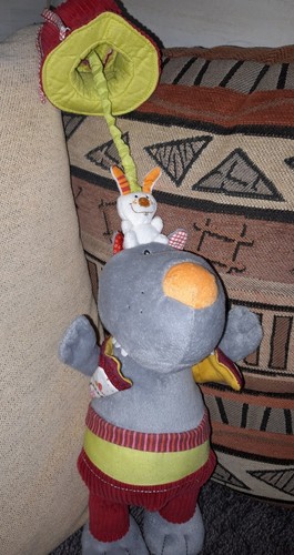 Peluche musicale doudou loup - musicale,