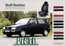 Catalogue Brochure VW Golf Boston 01/1994 Belgique en français