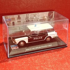 SIMCA 1501 BREAK POLICE 1969 1/43 IXO 