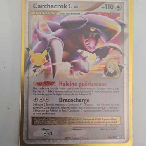 Carte pokemon carchacrok niv - pokemon,