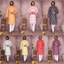 Pour Hommes Kurta Ensemble Pakistanais Pyjama Sherwani Indien Style Suit Mariage