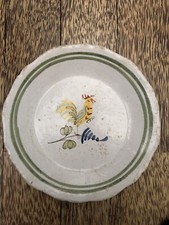 FAIENCE ASSIETTE DECORATIVE AU