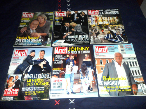 Lot magazines paris - 6, match"3