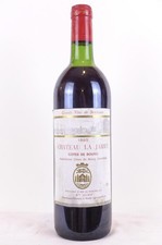 côtes de bourg château la jarry rouge 1985 - bordeaux