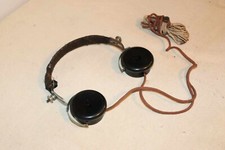 en l'état ancien casque radio militaire ww2 Seconde Guerre mondiale