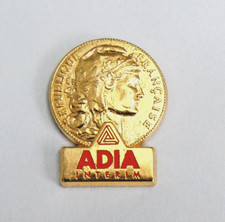 Pin's  Adia Interim Marianne