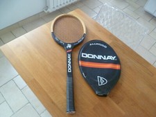 ancienne raquette de tennis coillection donnay borg avec sa housse