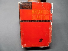 Mécanique Quantique théorie non relativiste Landau Lifchitz  Physique Théorique 