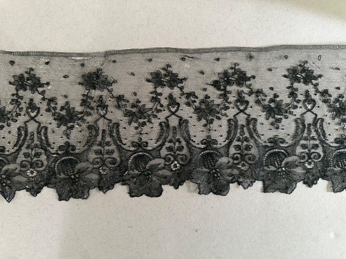 Ancienne dentelle noire calais - ancienne,