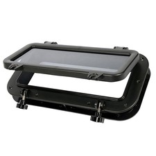 Pièces De Rechange De Fenêtre De Hublot Marin De Bateau En Plastique Noir De