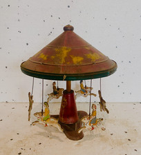 manège marque BUT jouet porteur propulseur CIJ model au lapins   . XX siècle .