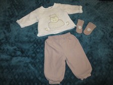 Ensemble mixte beige sweat