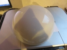 Demi globe plafonnier en verre