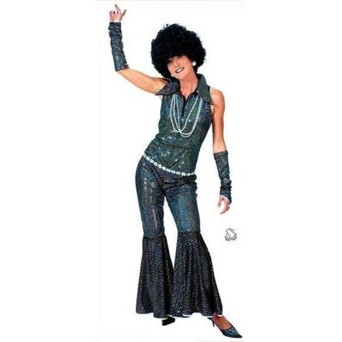 Combinaison disco noire avec - combinaison,