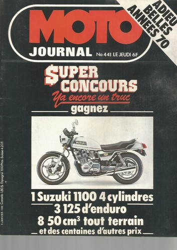 Moto journal 441 - journal, suz