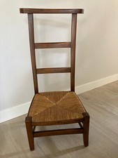 ANCIEN PRIE DIEU – BOIS et PAILLE