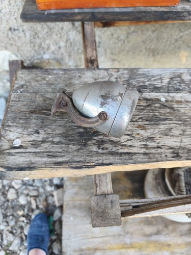 Feux vélo ancien inox - feux, de