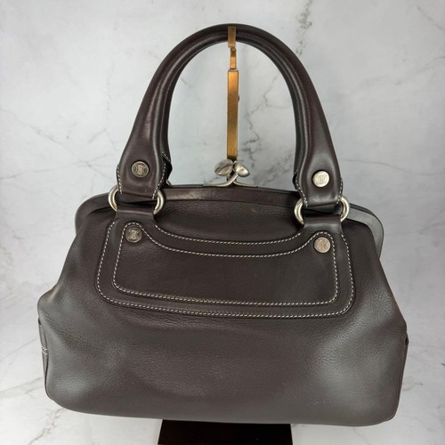 Mini sac main boston cuir - à,