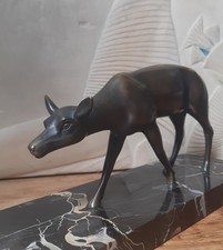 Ancien bronze sur socle marbre