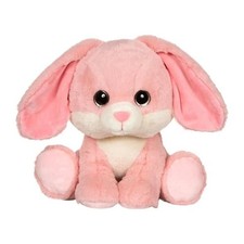 Peluche Puppy Eyes Pets - GIPSY TOYS - Lapin rose - 22 CM