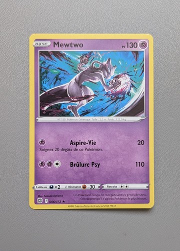 Carte pokémon mewtwo 056 - carte,