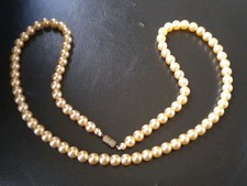 Collier vintage perles en
