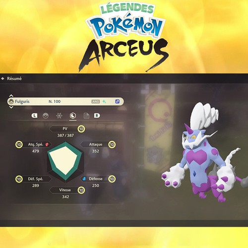 Fulguris shiny niveaux - shiny,