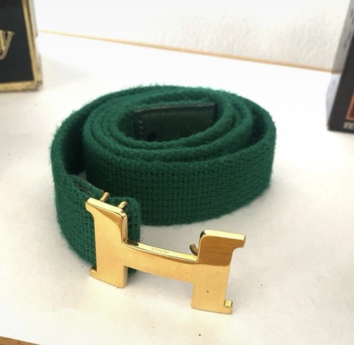 Hermes ceinture vintage - , toile