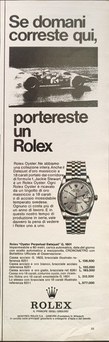 Rolex publicité 1969 montre - 1969,