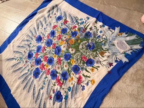 écharpe gucci floral silk - Écharpe,