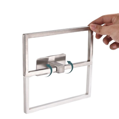Porte serviettes acier - en,